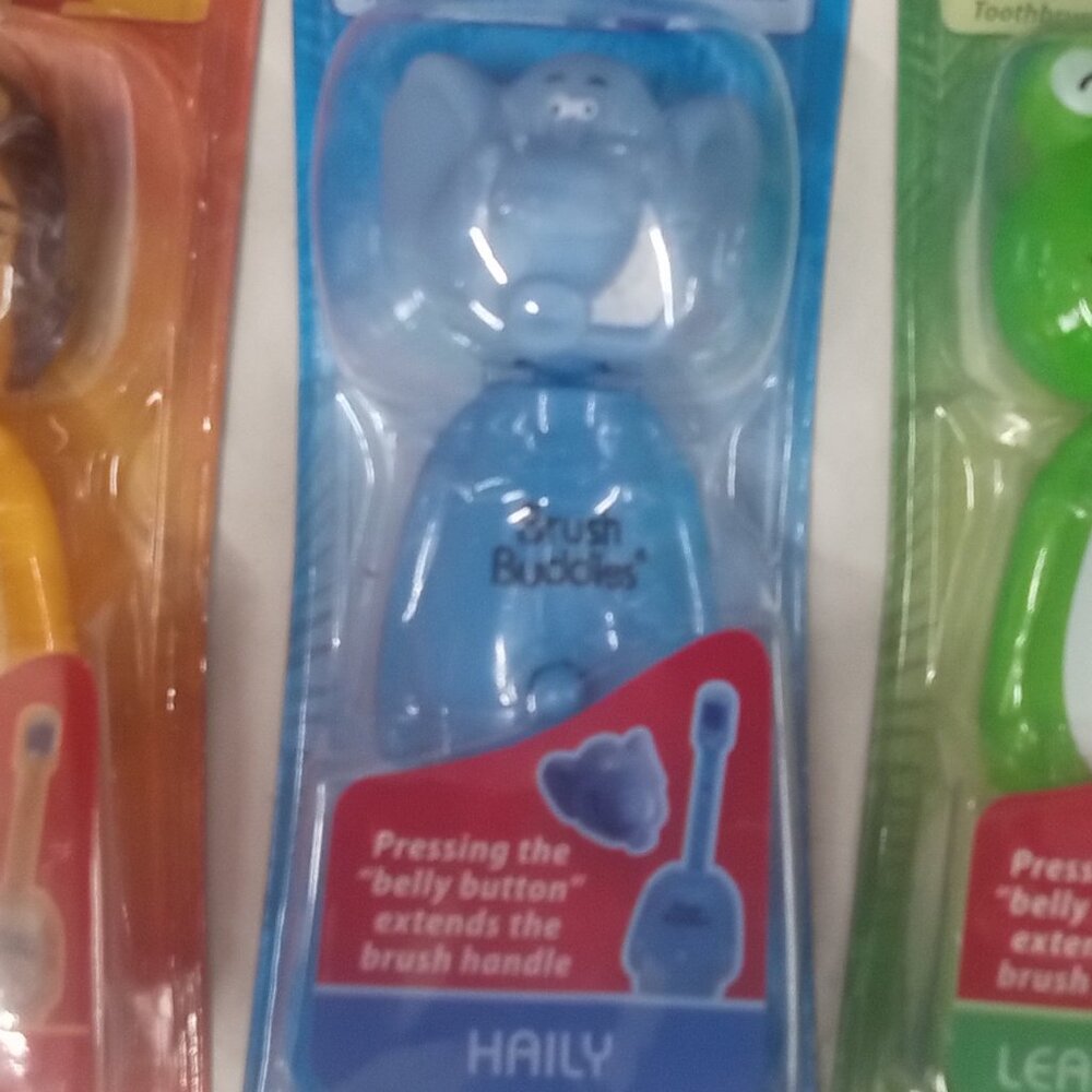 Brush Buddies Pop up Toothbrushes 5 pack